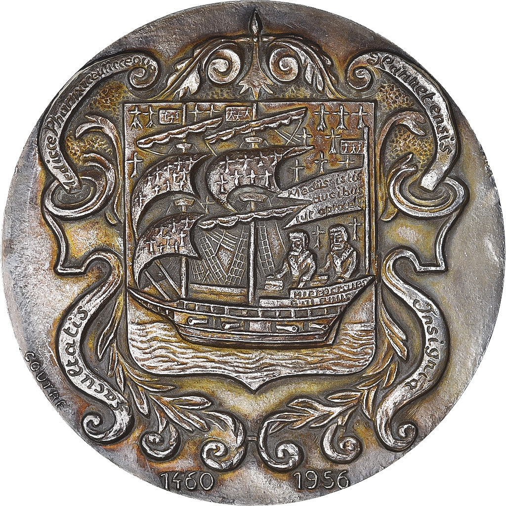 Francja, medal, Université de Nantes, Faculté de Médecine et Pharmacie, 1956