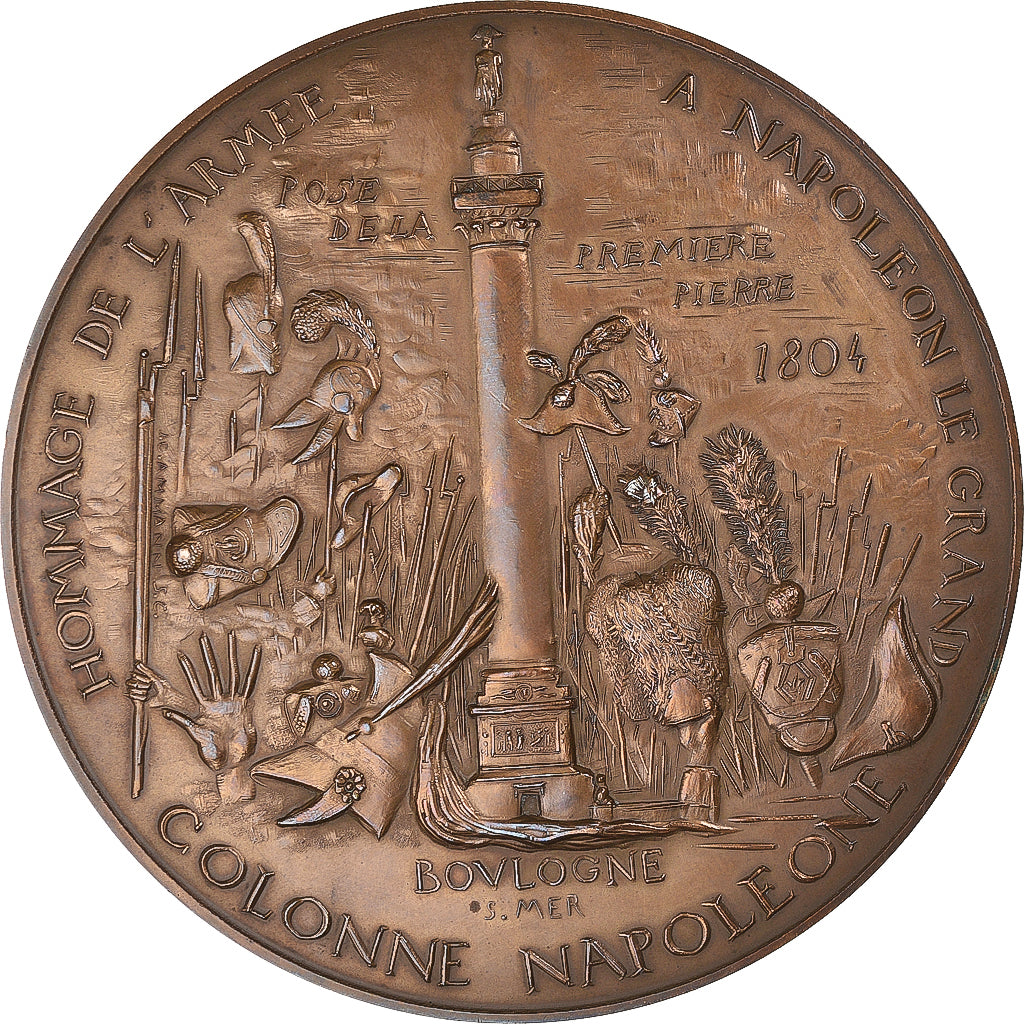 France, Médaille, Colonne Napoléon, Boulogne-sur-mer, History, 1982, Ammann