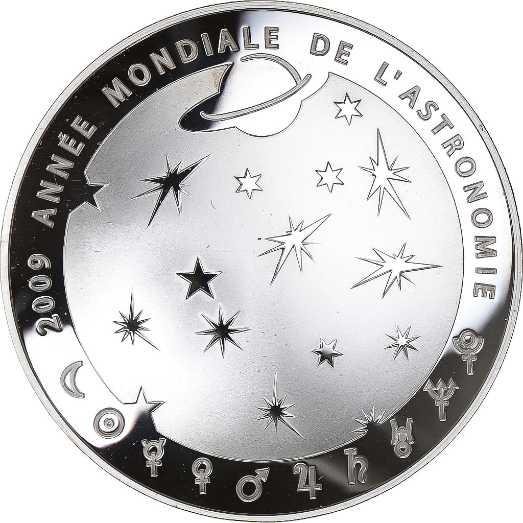 France, 10 Euro, Année Mondiale de l'Astronomie, 2009, Paris, Proof, FDC