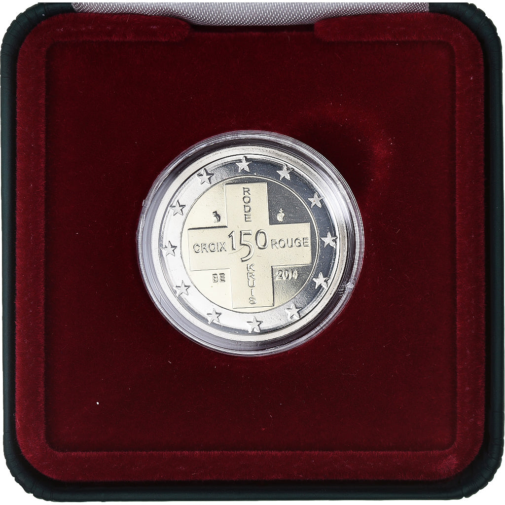 Belgium, 2 Euro, Croix Rouge, 2014, Royal Belgium Mint, Proof / BE, MS(65-70)