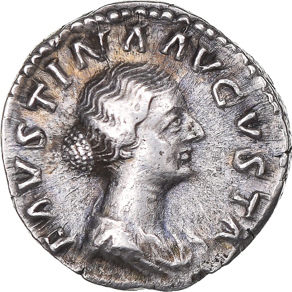 Coin, Faustina II, Denarius, 161, Roma, AU(55-58), Silver, Cohen:95