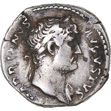 Moeda, Hadrian, Denarius, 124-125, Rome, VF(30-35), Prata, RIC:714