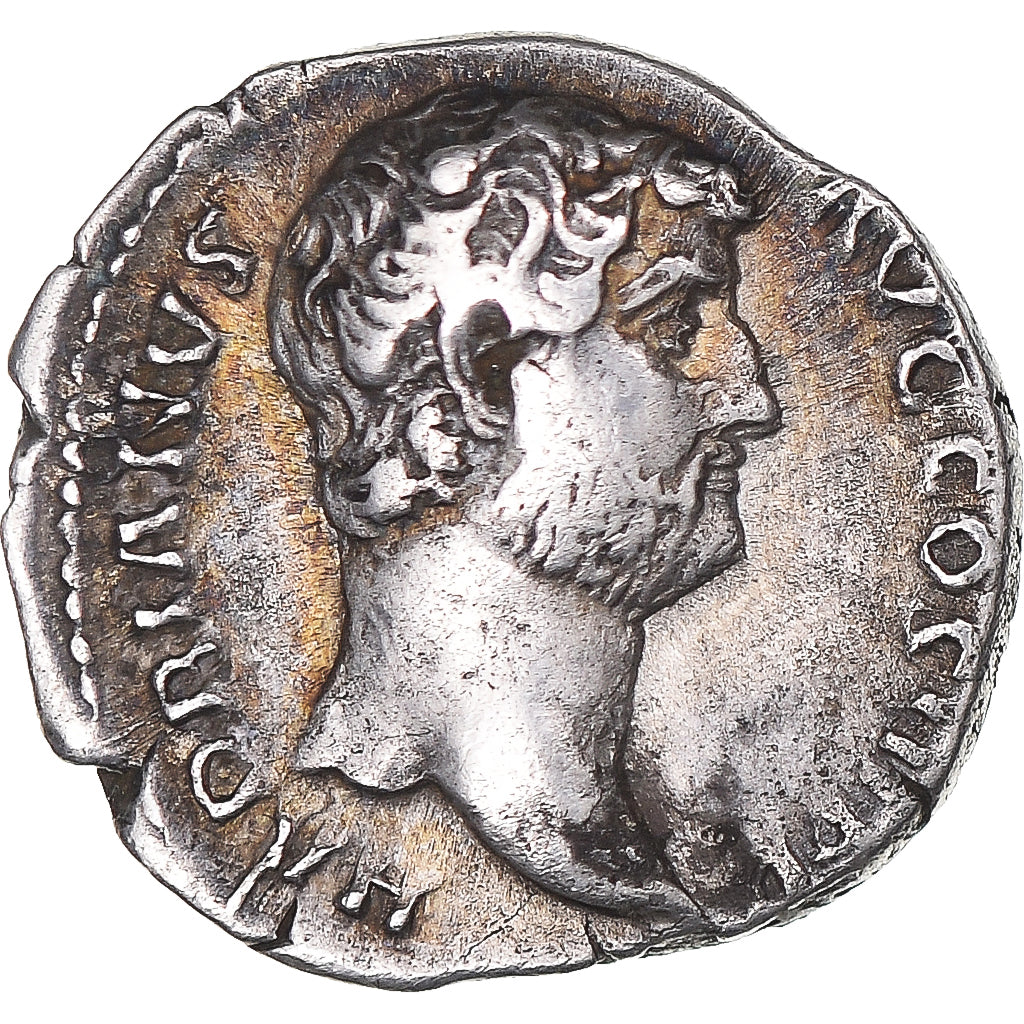Coin, Hadrian, Denarius, 124-125, Rome, EF(40-45), Silver, RIC:256