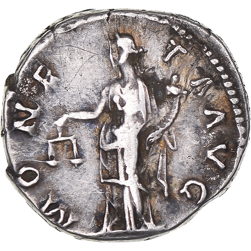 Coin, Hadrian, Denarius, 124-125, Rome, EF(40-45), Silver, RIC:256