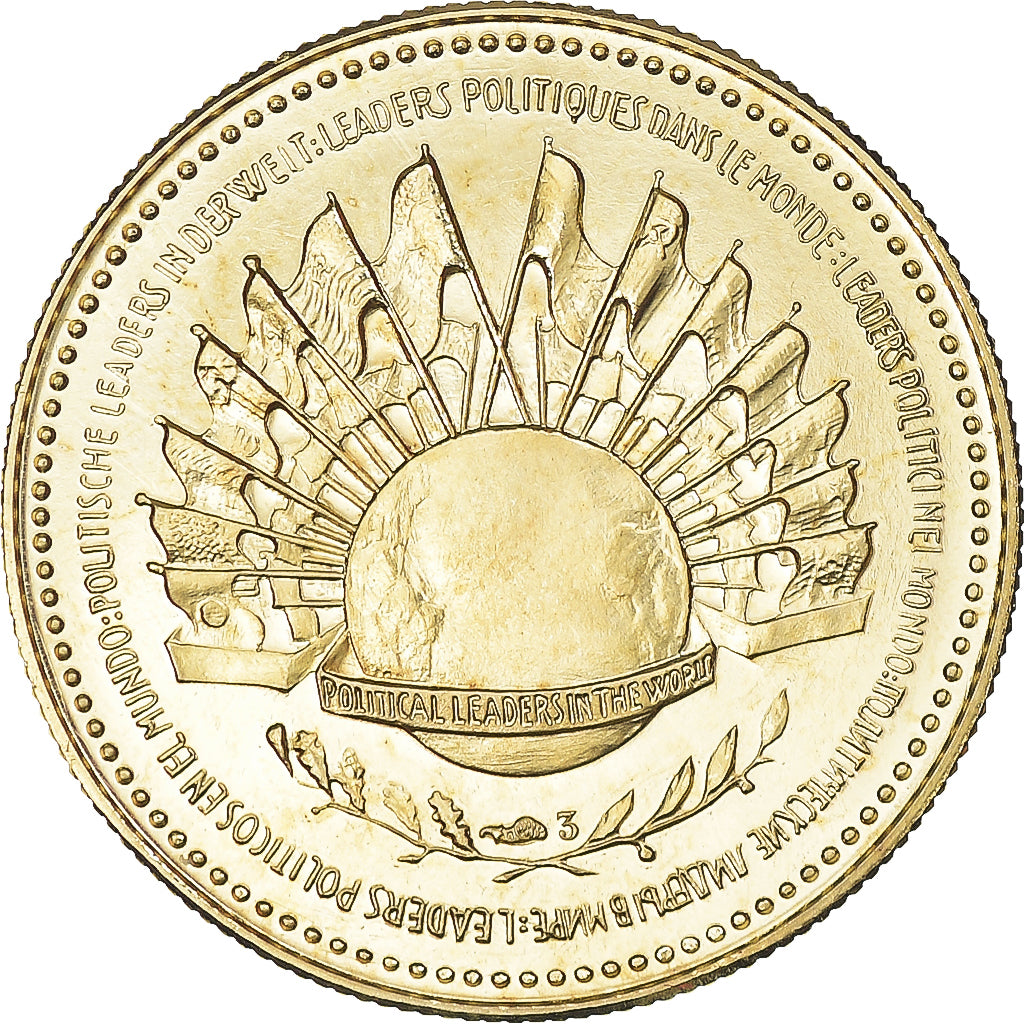 France, Médaille, François Mitterrand, Politics, 1981, SPL+, Or