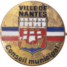 France, Broche, Conseil Municipal, Ville de Nantes, Politics, EF(40-45), Brass