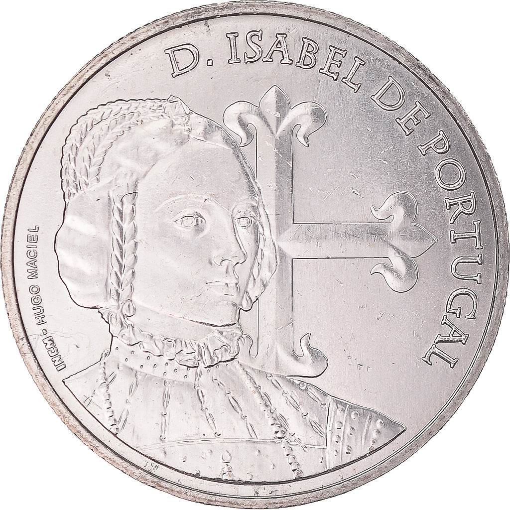 Portugal, 5 Euro, Isabelle de Portugal, 2015, UNZ, Kupfer-Nickel