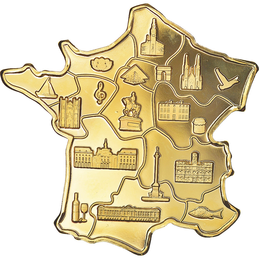 Coin, Cameroon, 500 Francs CFA, 2020, gold-plated coin, MS(65-70), Cupronickel