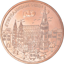 Austria, 10 Euro, Stephansdom Wien, 2015, Vienna, FDC, Cobre