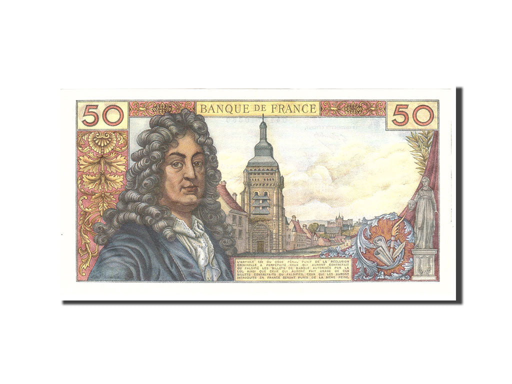 France, 50 Francs, 1970, KM:148c, 1970-11-05, AU(55-58), Fayette:64.17