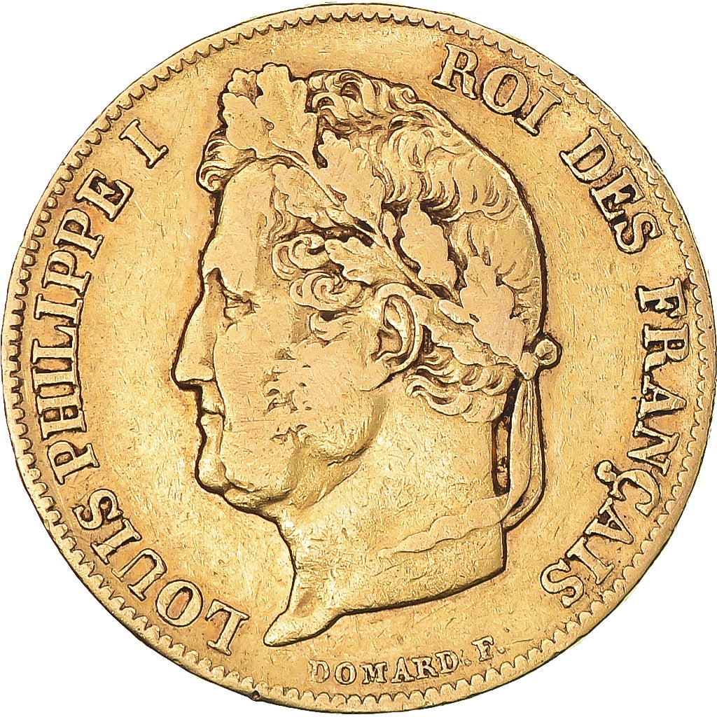 Munten, Frankrijk, Louis-Philippe, 20 Francs, 1840, Paris, ZF, Goud, KM:750.1