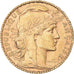 Moneda, Francia, Marianne, 20 Francs, 1902, Paris, MBC+, Oro, KM:847