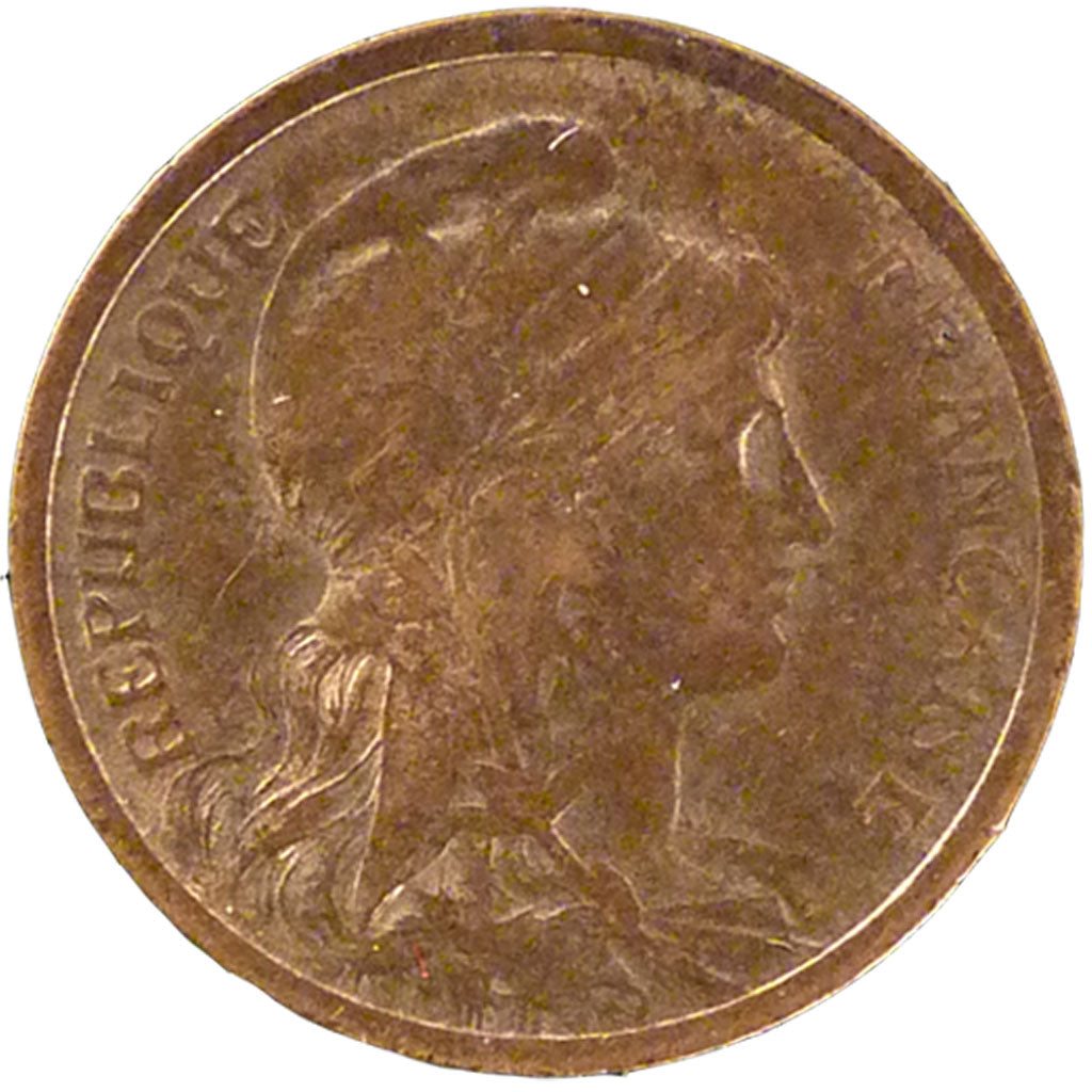 FRANCE, 1 Centime, 1900, AU(55-58), Bronze, Gadoury #90, 1.00
