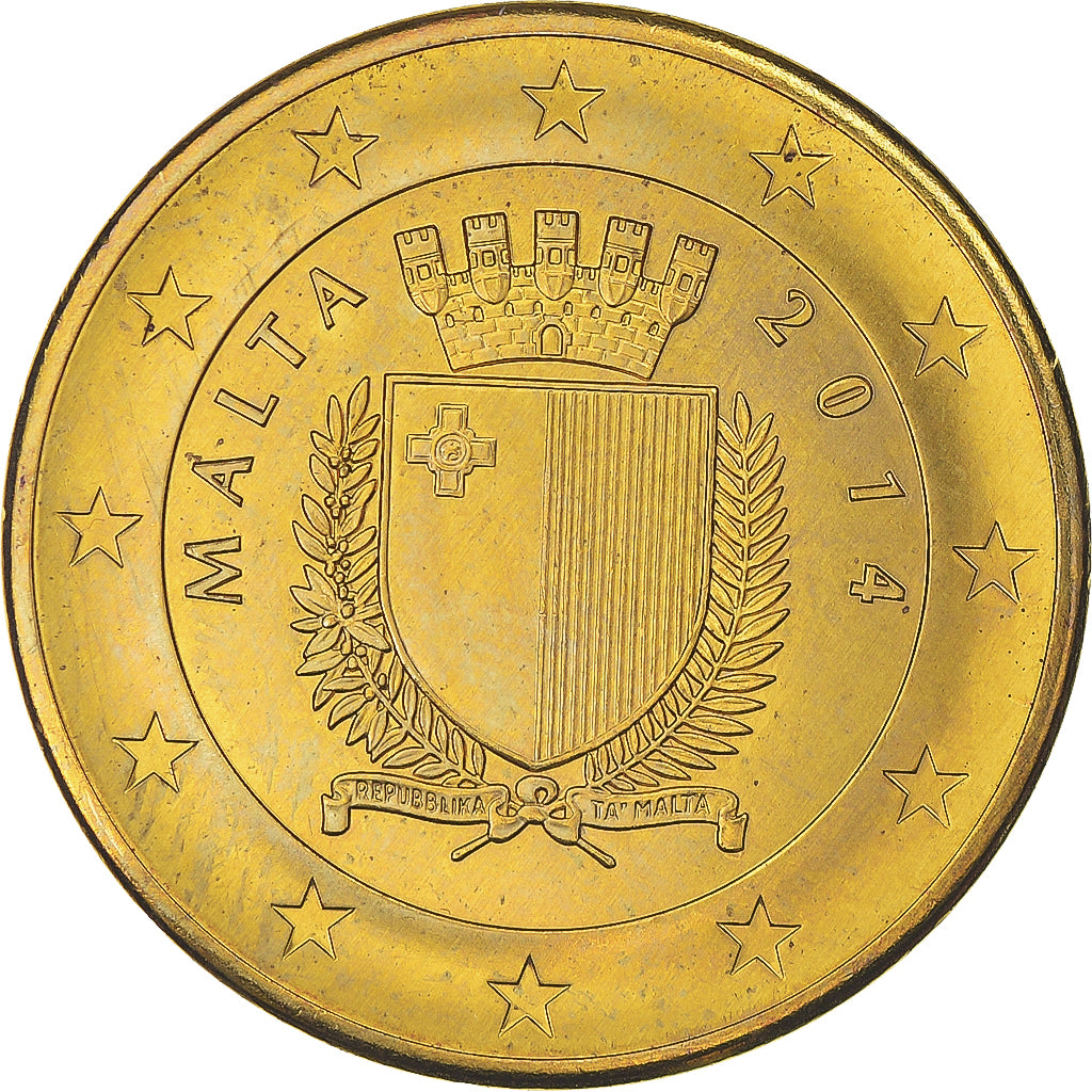 Malta, 5 Euro, 100 Ans de la Première Guerre Mondiale, 2014, UNC, Tin