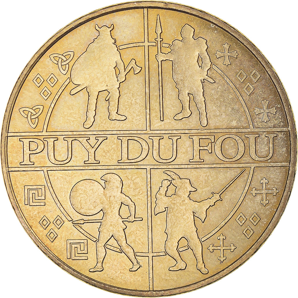 Francja, Token, Żeton turystyczny, Les Epesses - Puy du Fou n° 5, 2012, MDP