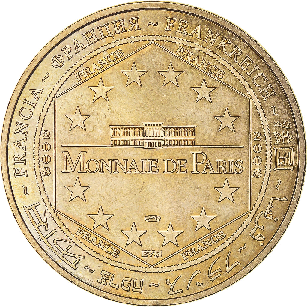 Francia, ficha, Touristic token, 14/ Bayeux - Tapisseries - Drakkar, 2008, MDP