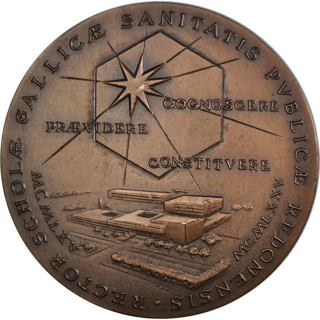 França, medalha, Johannes-Simon Caylo, Medicina, 1974, Baron, MS(63), Bronze