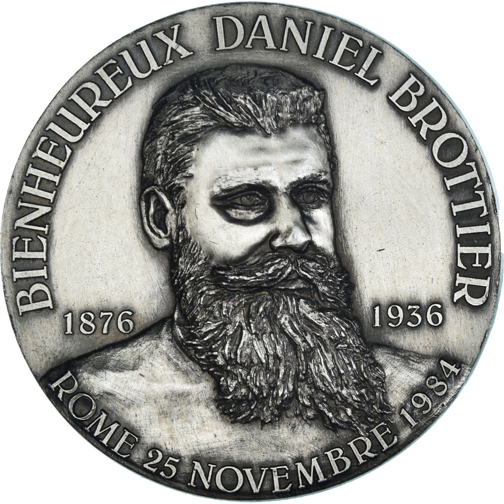 France, Medal, Bienheureux Daniel Brottier, Religions & beliefs, 1984, MS(63)
