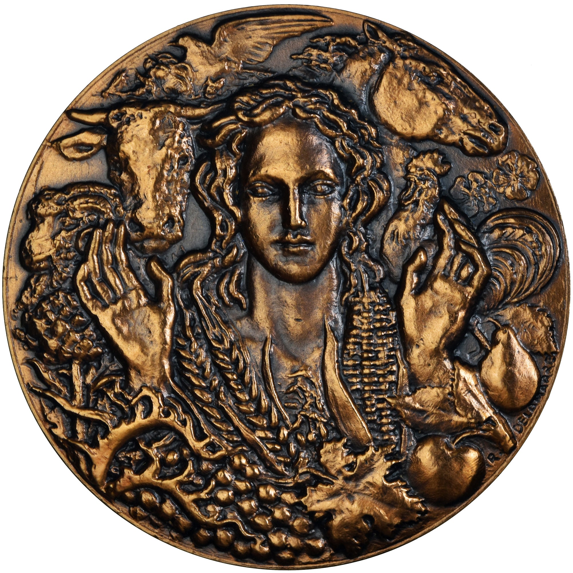 Frankreich, Medaille, Cinquantenaire des Chambres d'Agriculture, 1974