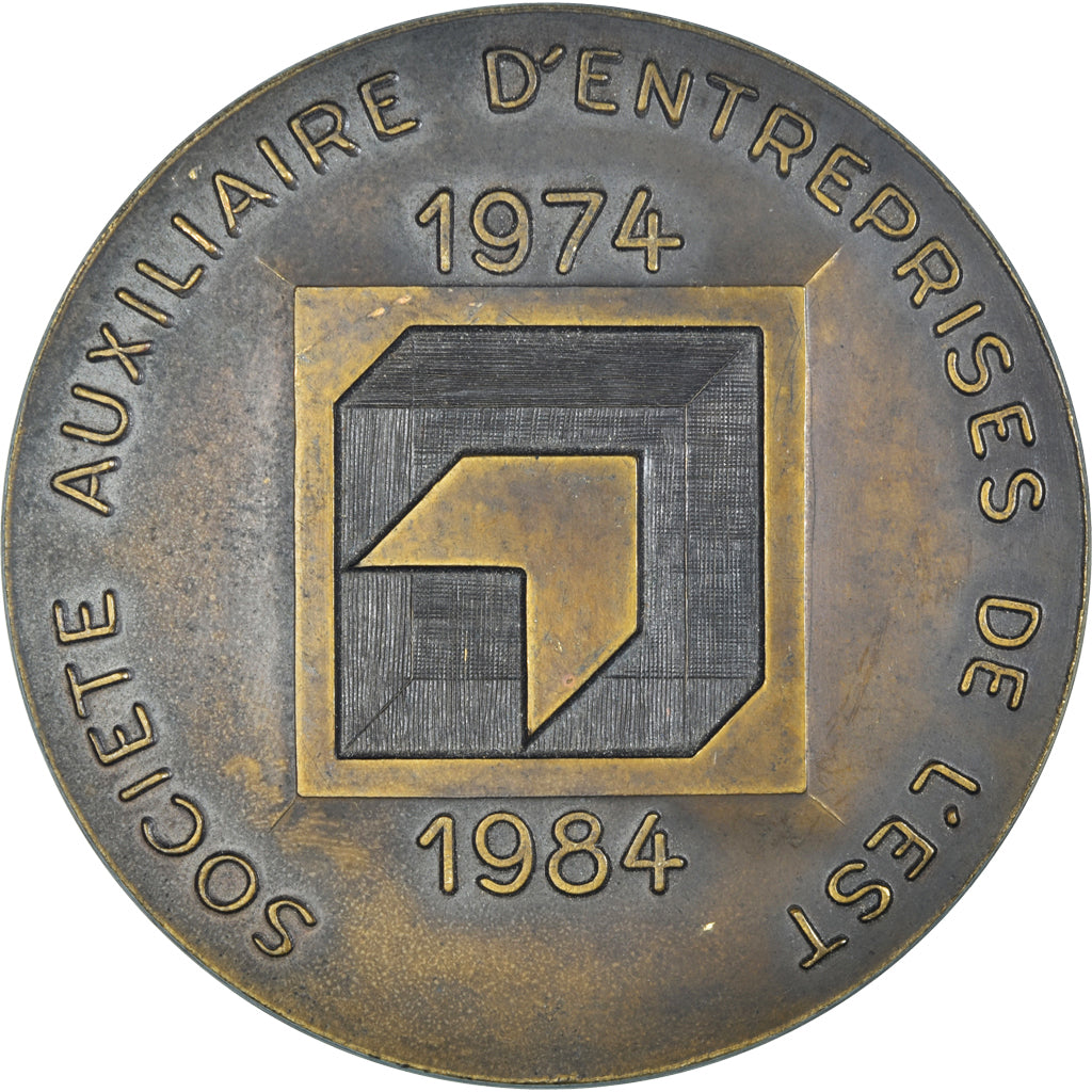 Frankreich, Medaille, Société Auxiliaire d'Entreprises de l'Est, Business &