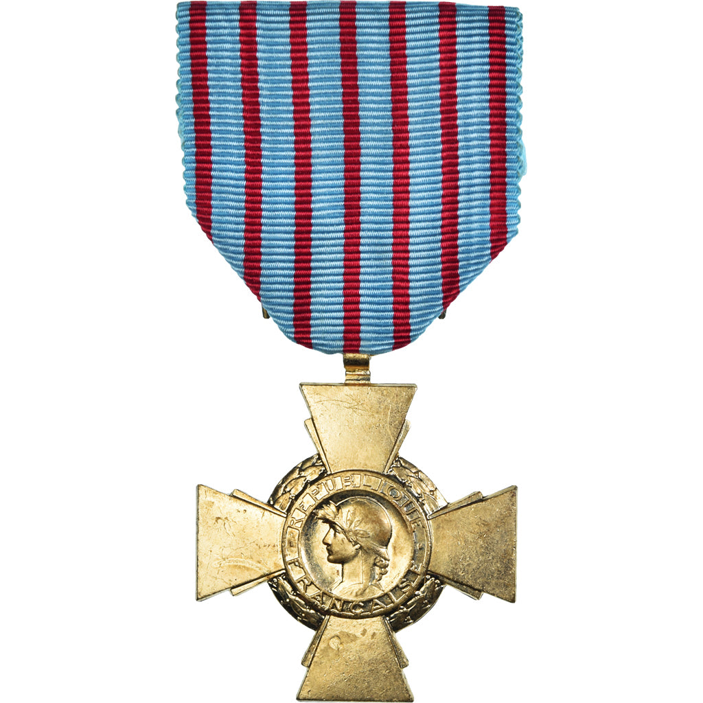 France, Croix du Combattant, WAR, Medal, 1914-1918, Excellent Quality, Bronze