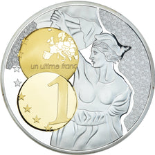 Francja, medal, 10 ans d'adieu au Franc, Un ultime Franc, Sztuka i Kultura