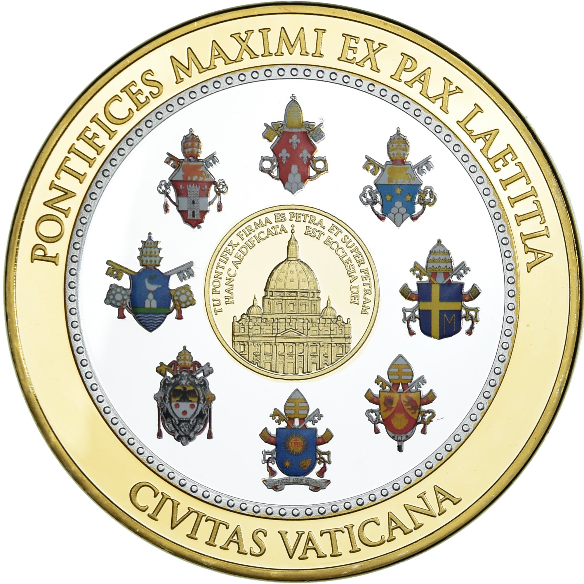 Vatican, Médaille, Le Pape François, Religions & beliefs, 2013, FDC, Cuivre