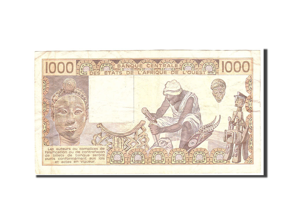 Senegal, 1000 Francs, 1985, Undated, KM:707Kf, VF(20-25)