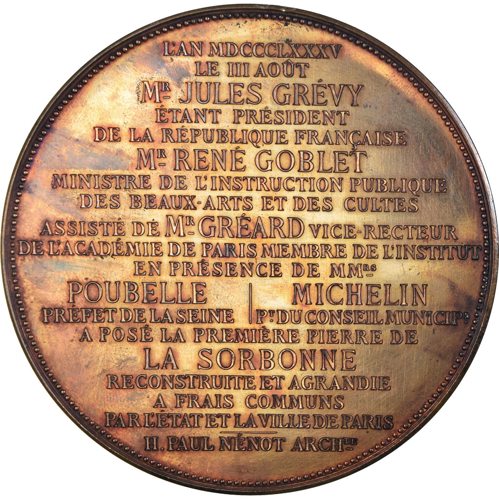 Francja, medal, Jules Grévy Elu Président de la République, Politics, 1885