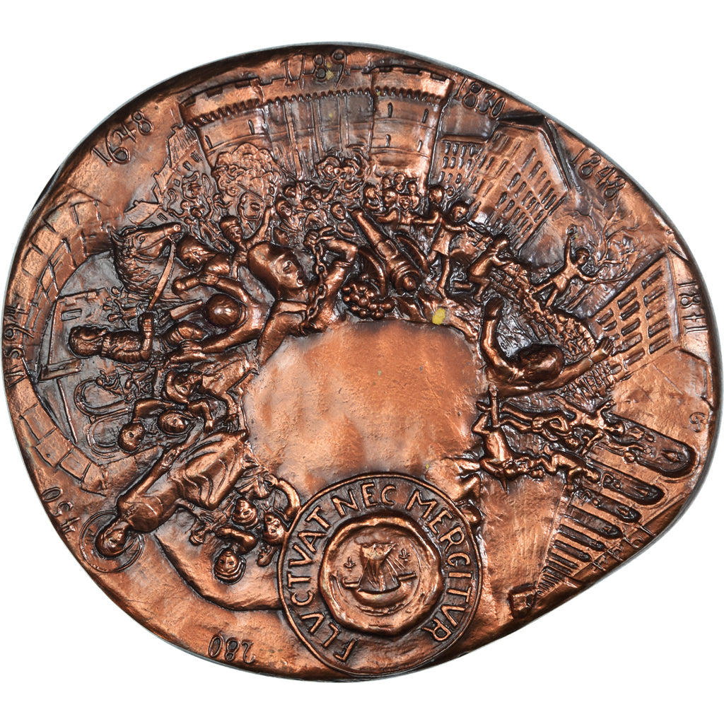 França, medalha, Ville de Paris, Fluctuat nec Mergitur, Artes e Cultura, 1978