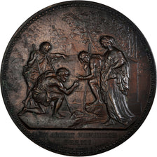France, Médaille, Les Bergers d'Arcadie, Nicolas Poussin, 1985, Alphée Dubois