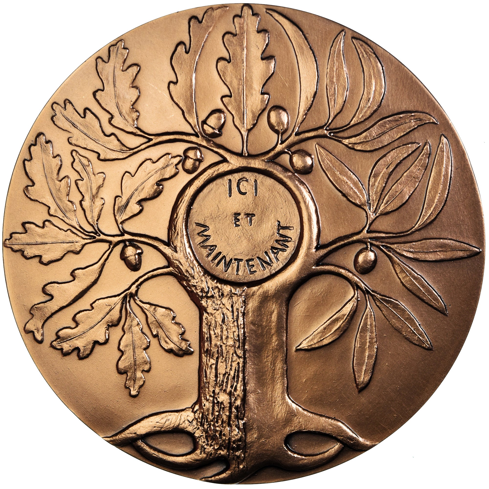 Frankreich, Medaille, François Mitterrand, Ici et Maintenant, Politics, 1988