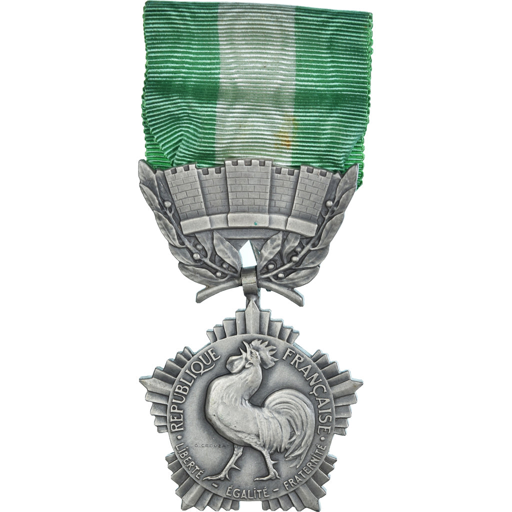 France, Collectivités Territoriales, Medal, Excellent Quality, Crouzat