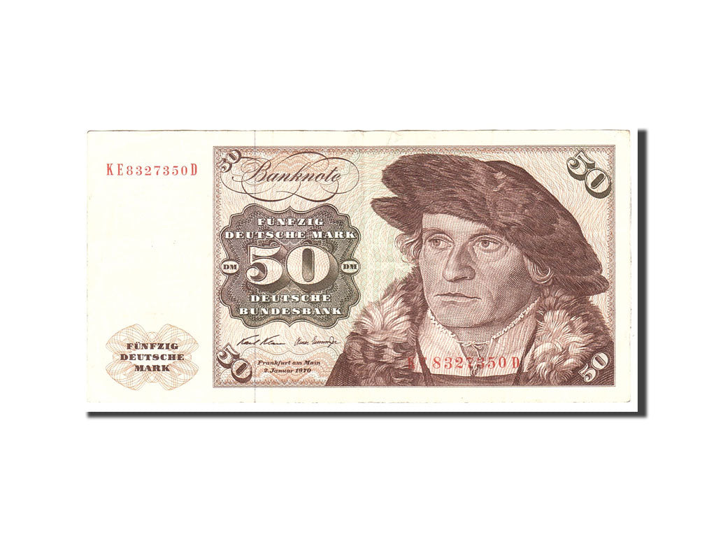 Banknote, GERMANY - FEDERAL REPUBLIC, 50 Deutsche Mark, 1970, 1970-01-02