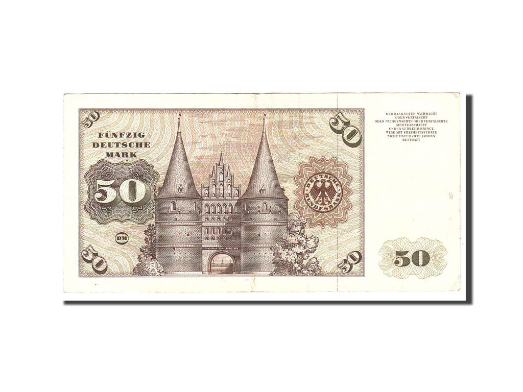 Banknote, GERMANY - FEDERAL REPUBLIC, 50 Deutsche Mark, 1970, 1970-01-02