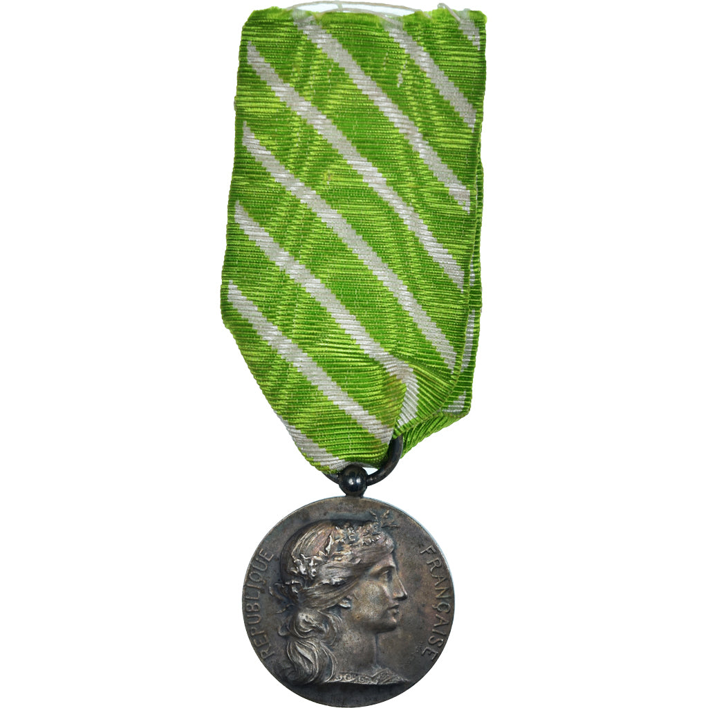 France, Ministère de l'Intérieur, Employés communaux, Médaille, 1921