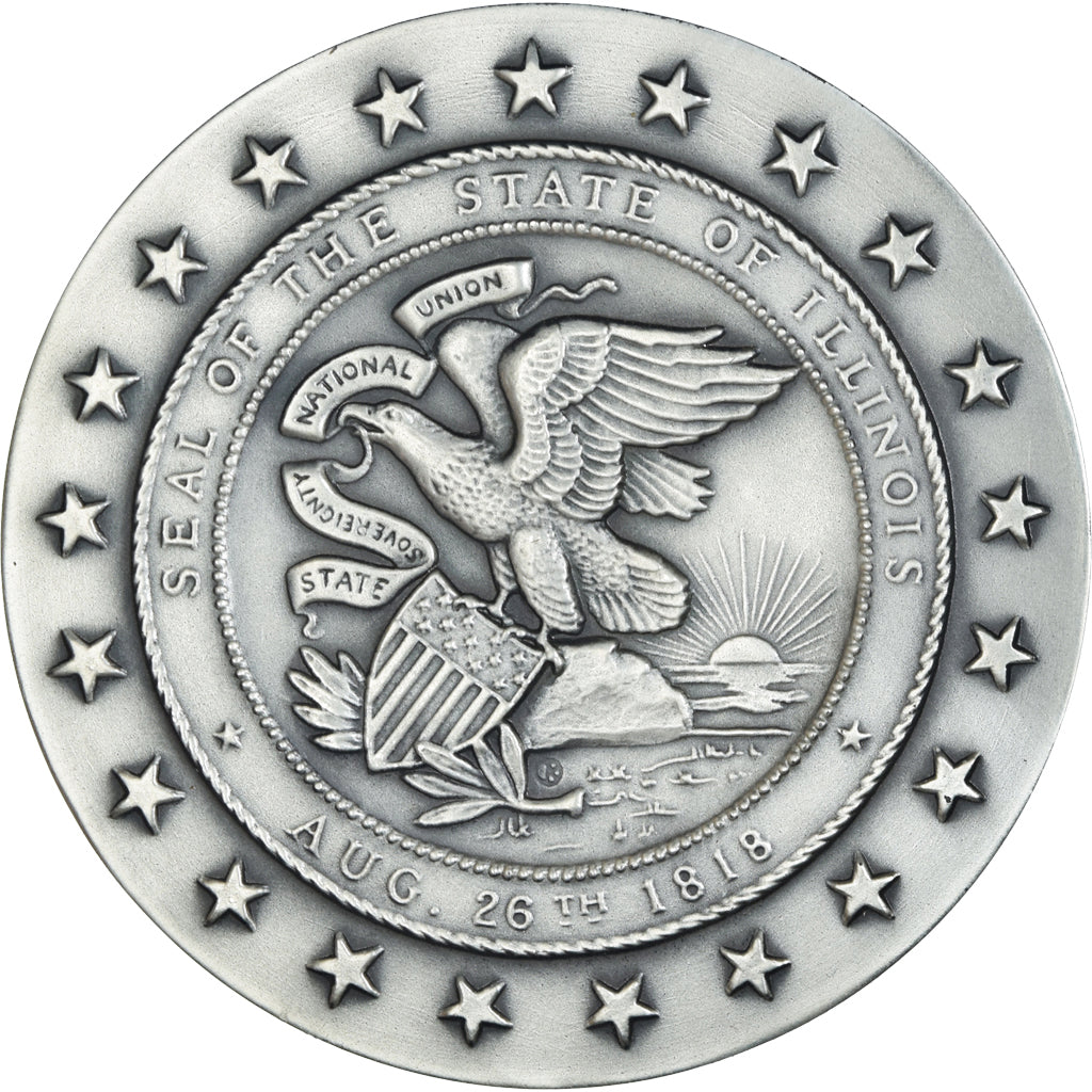 United States of America, Medal, Illinois, Sesquicentennial, Politics, Society