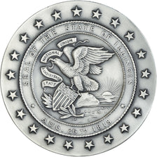 United States of America, Medal, Illinois, Sesquicentennial, Politics, Society