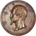 France, Medal, Napoléon III, Chemin de Fer de L'Ouest, History, 1855, Bovy