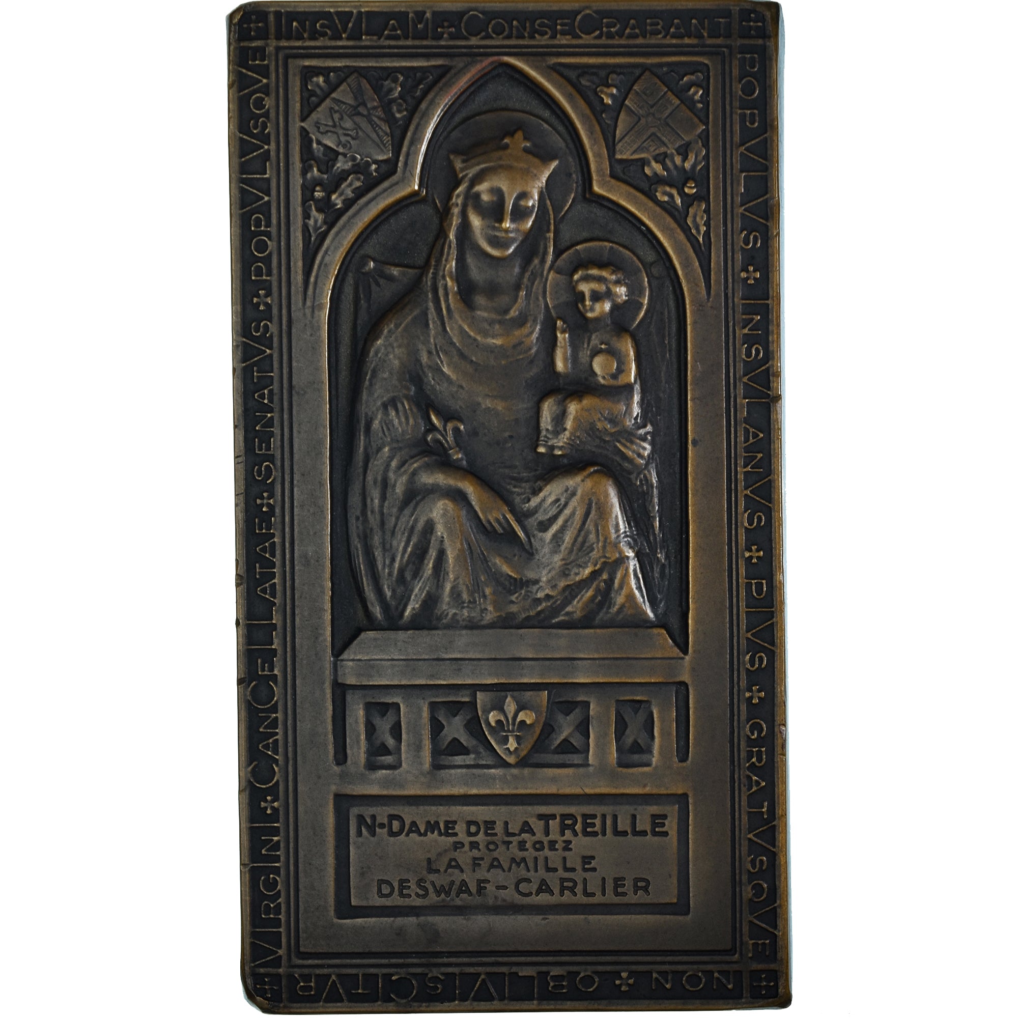 France, Medal, Notre-Dame de la Treille, Lille, Religions & beliefs, AU(55-58)