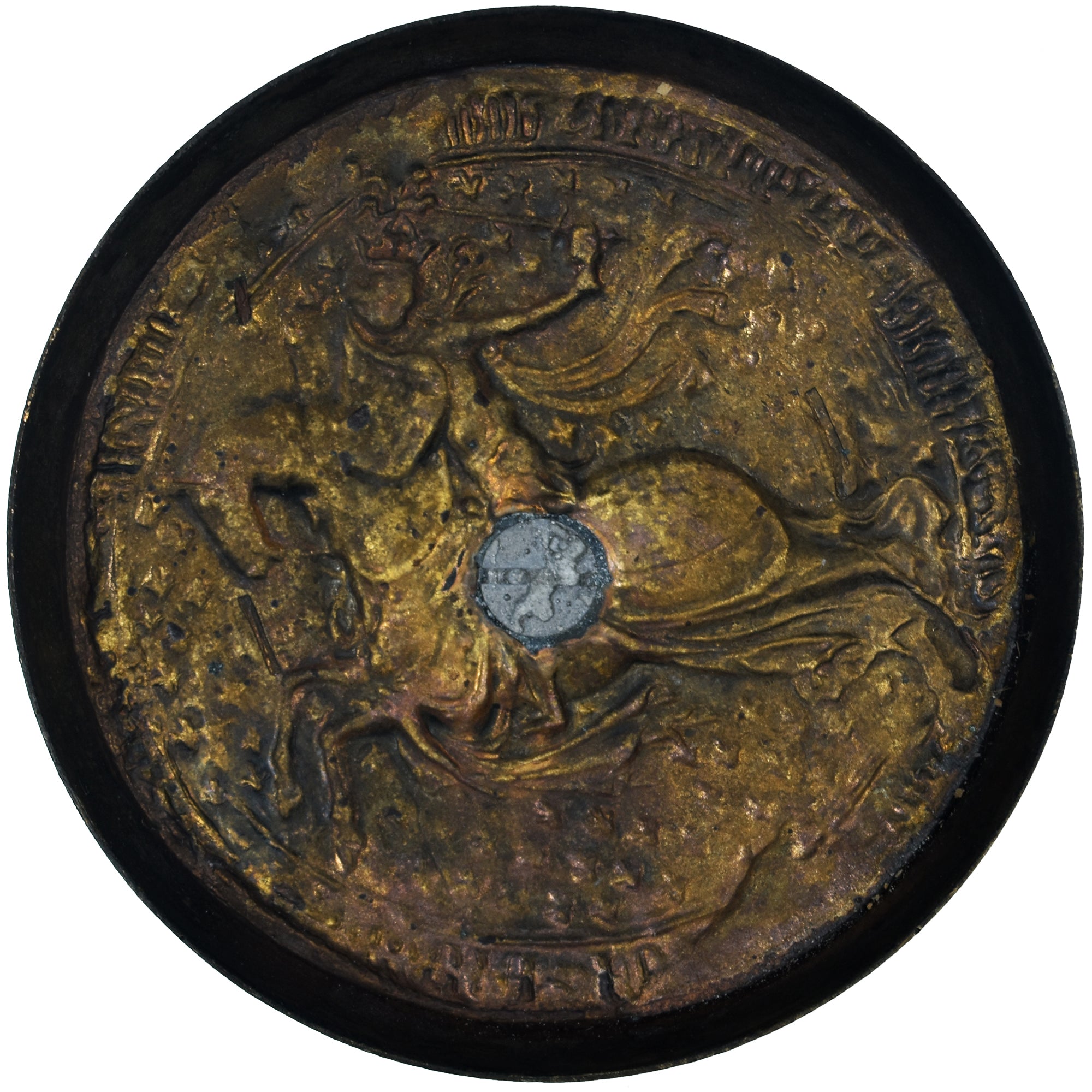 Francia, medalla, Reproduction du Sceau du Roi René d'Anjou, History, SC