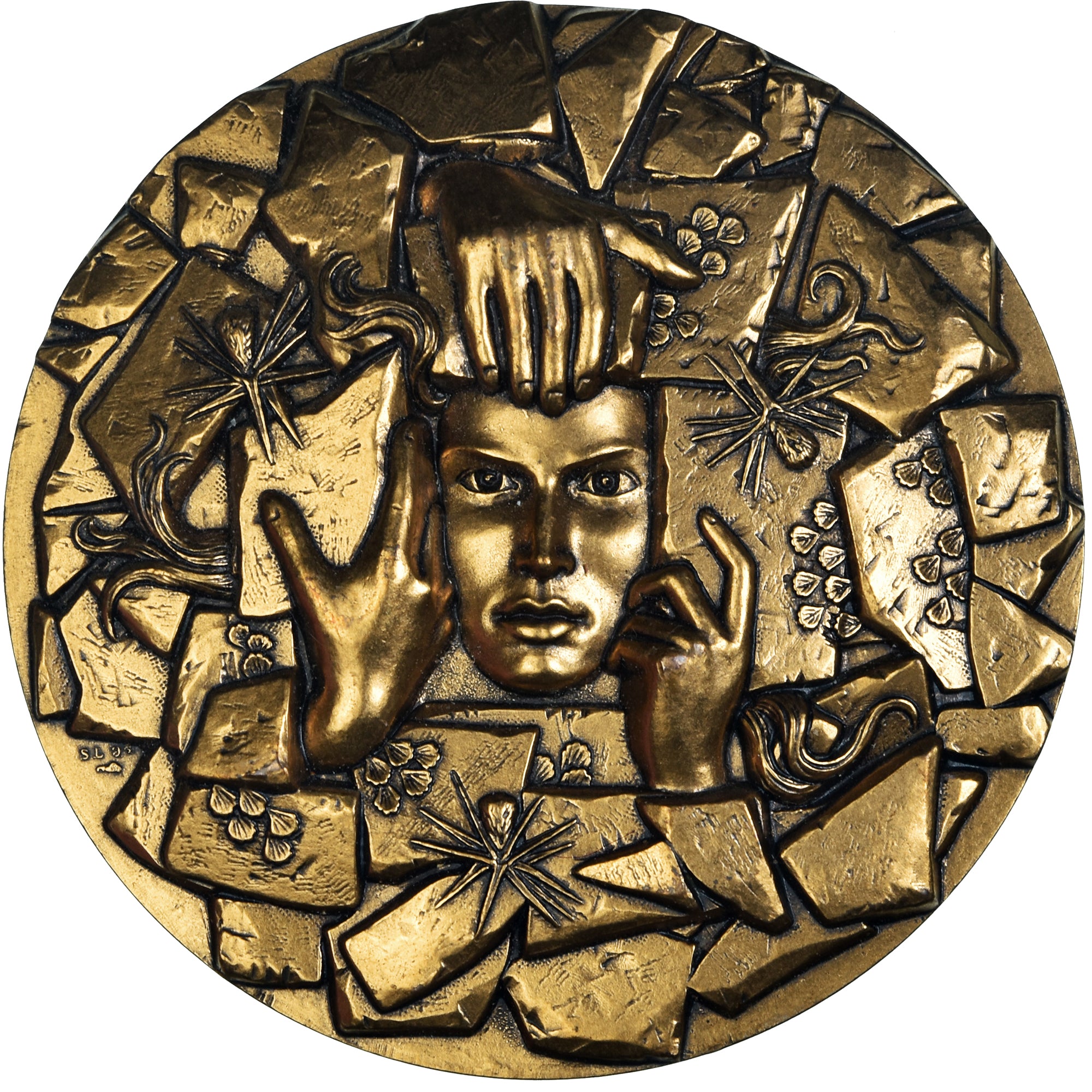 France, Medal, Secours Populaire Français, Society, 1995, MS(63), Bronze