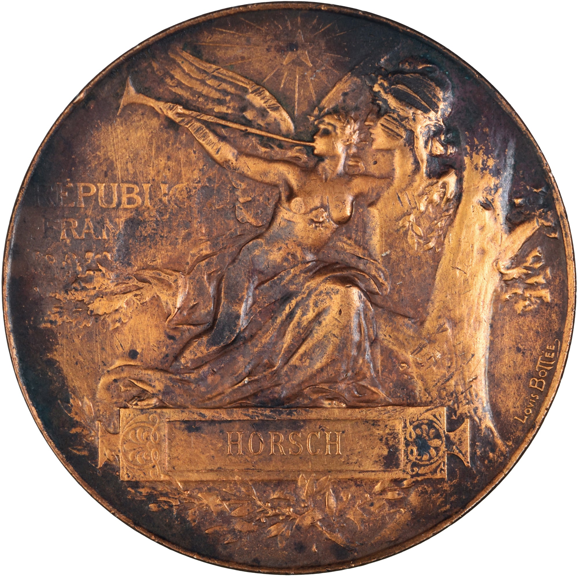 France, Medal, Exposition universelle de Paris, Arts & Culture, 1889, Bottée