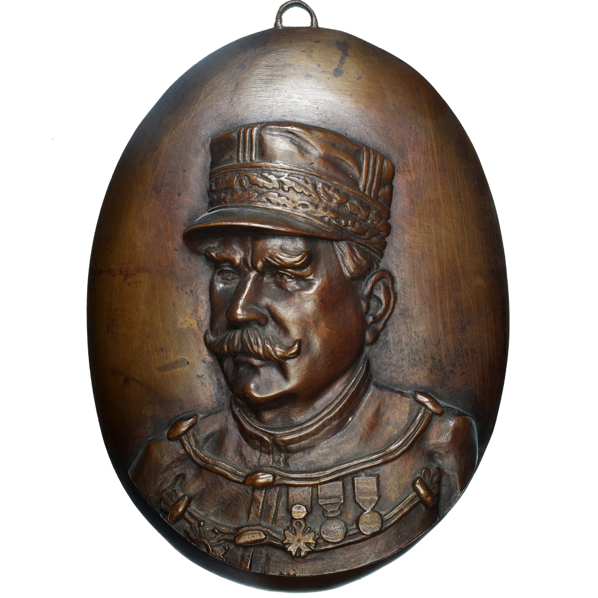 Frankreich, Medaille, Le Général Joffre, History, Fonte Uniface, VZ, Bronze