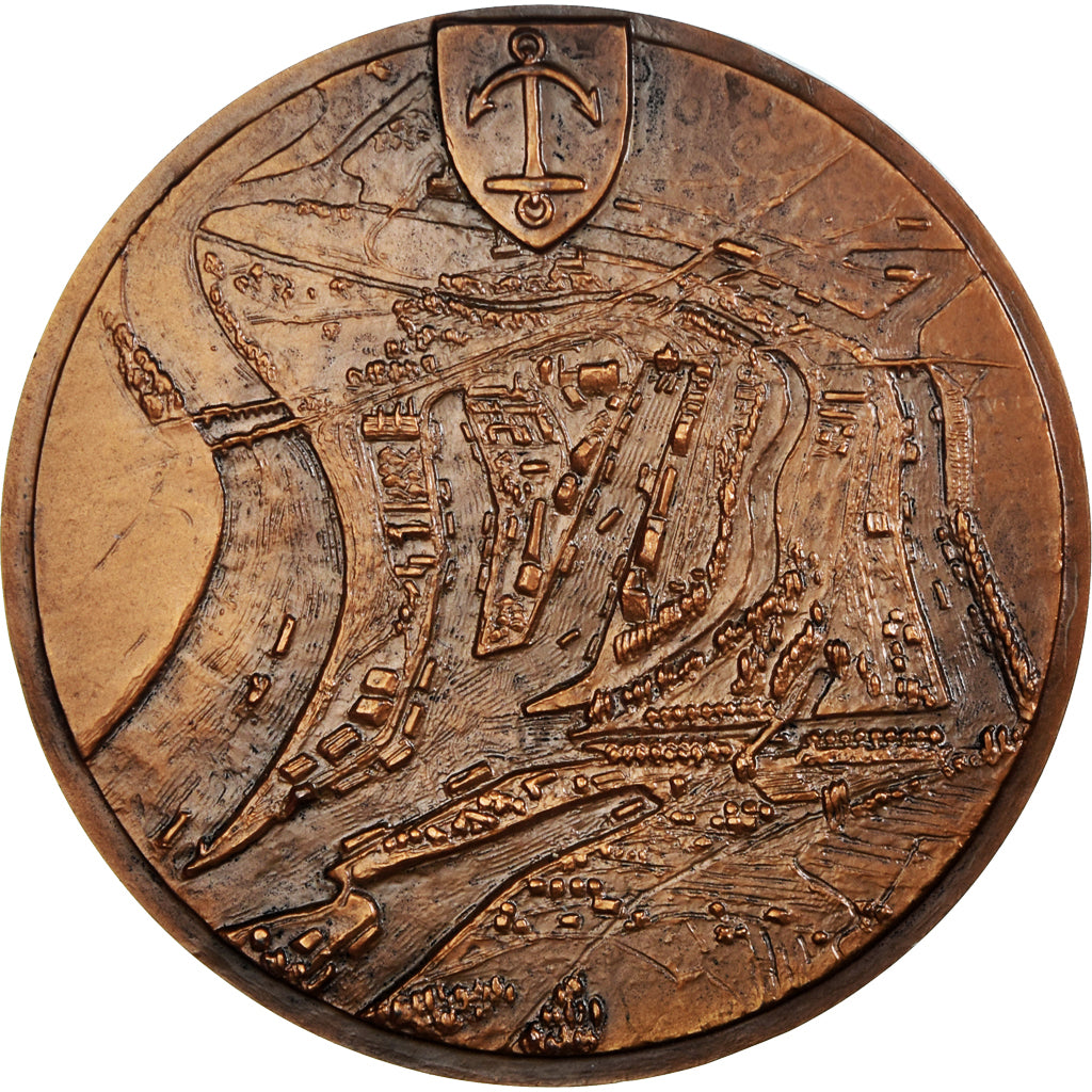 Frankreich, Medaille, Port Autonome de Strasbourg, Shipping, 1951, Dropsy, UNZ+