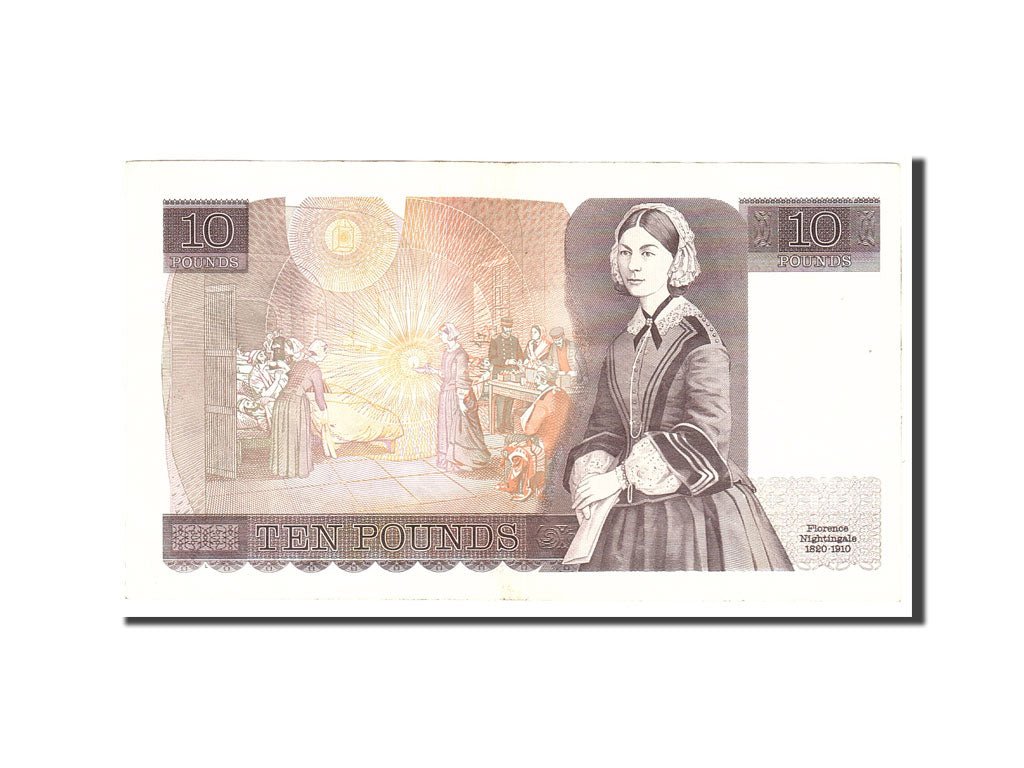 Banknote, Great Britain, 10 Pounds, 1975, Undated, KM:379c, EF(40-45)