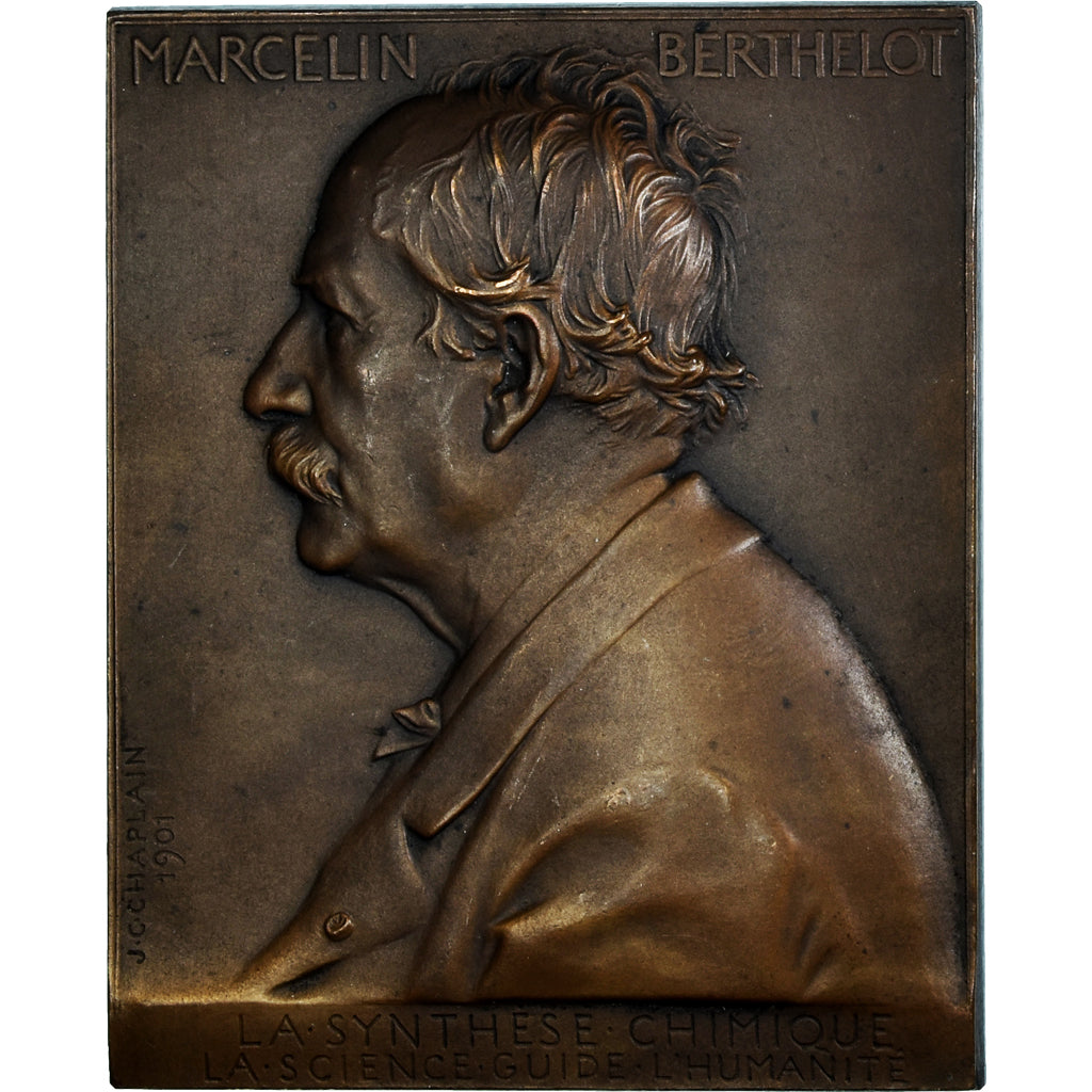 Francia, medaglia, Marcelin Berthelot, Sciences & Technologies, 1901, Chaplain
