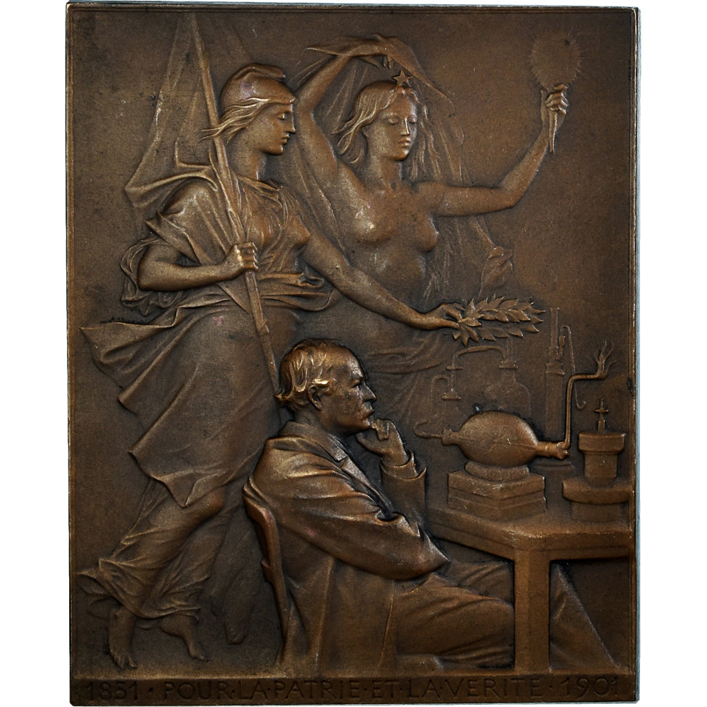 Francia, medaglia, Marcelin Berthelot, Sciences & Technologies, 1901, Chaplain