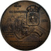 Francia, medaglia, Ville de Besançon, Geography, 1938, Paul Sarrut, BB+, Bronzo