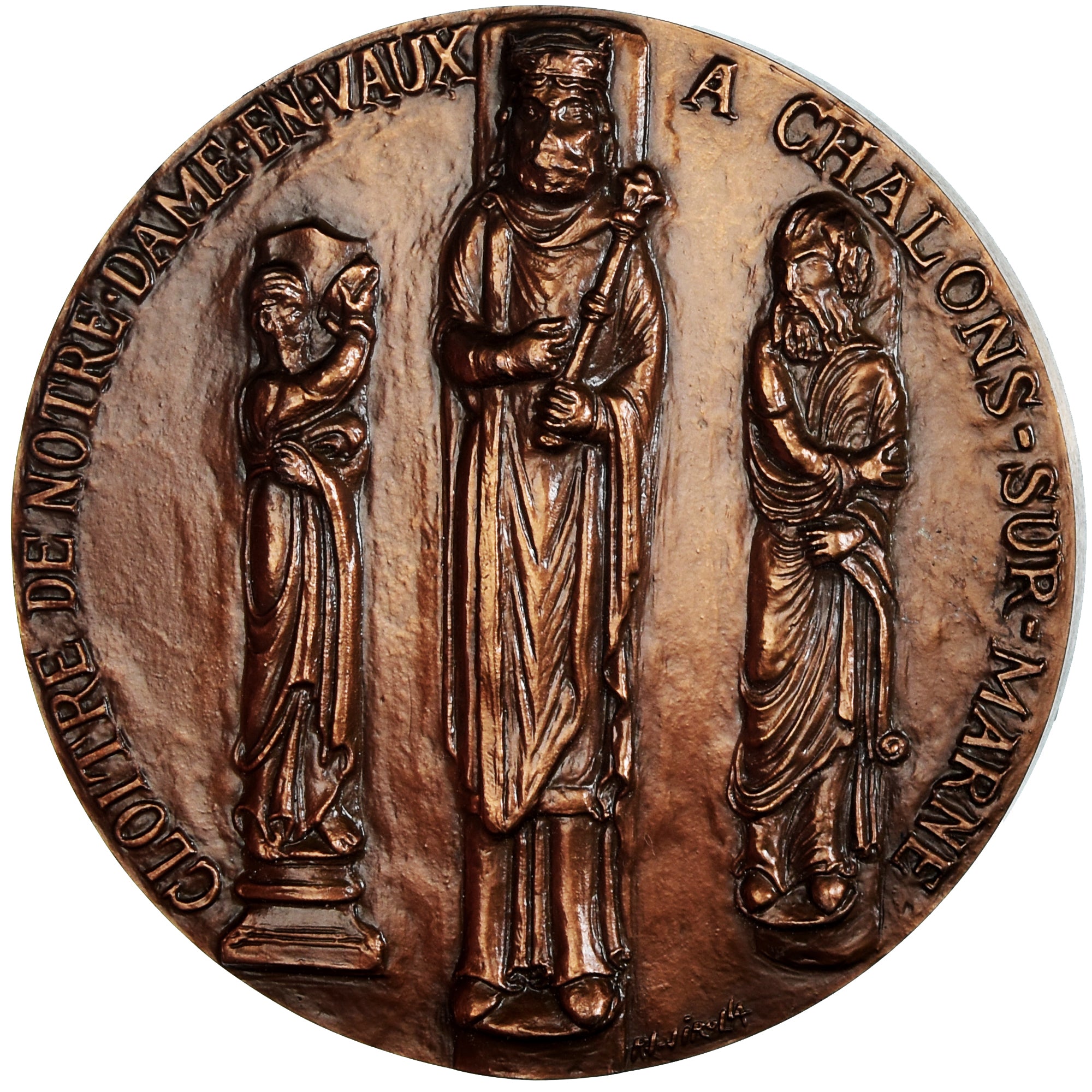 France, Medal, Cloitre de Notre-Dame-en-Vaux, Châlons-sur-Marne, Religions &